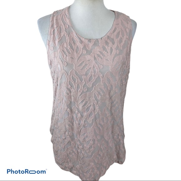 Market & Spruce Tops - Stitchfix Market & Spruce sleeveless burnout top L